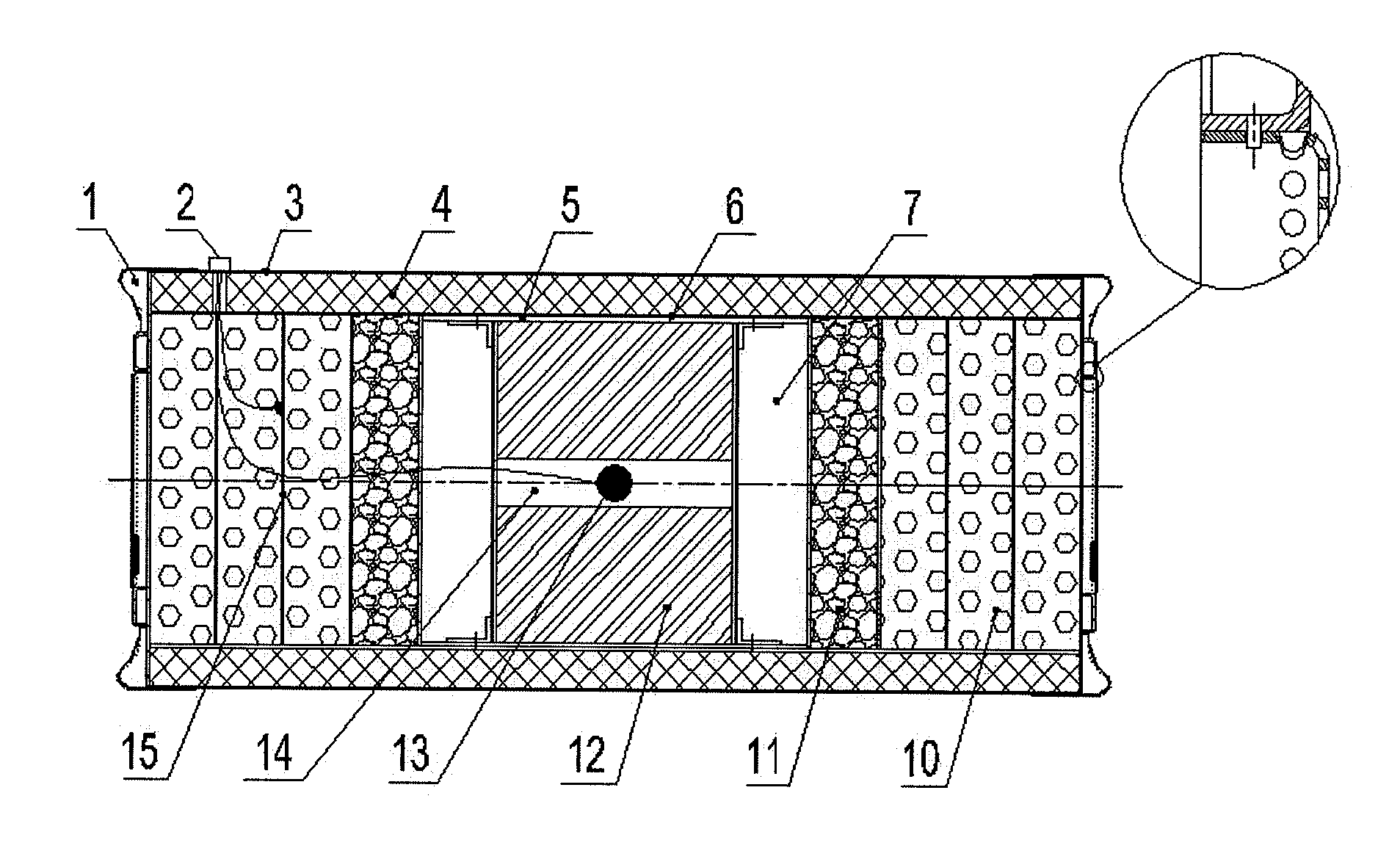 Bi-directional horizontal spraying aerosol fire-extinguishing apparatus