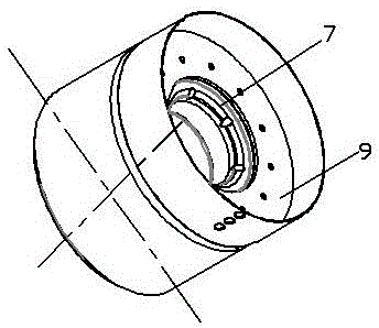 Sealing device for rolling mill CVC shifting roller coupling mechanism