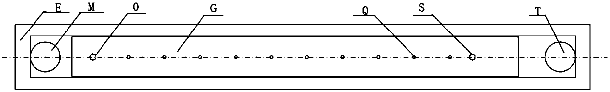 High-temperature-resistant high-pressure-resistant visual rectangular narrow slot channel experiment device