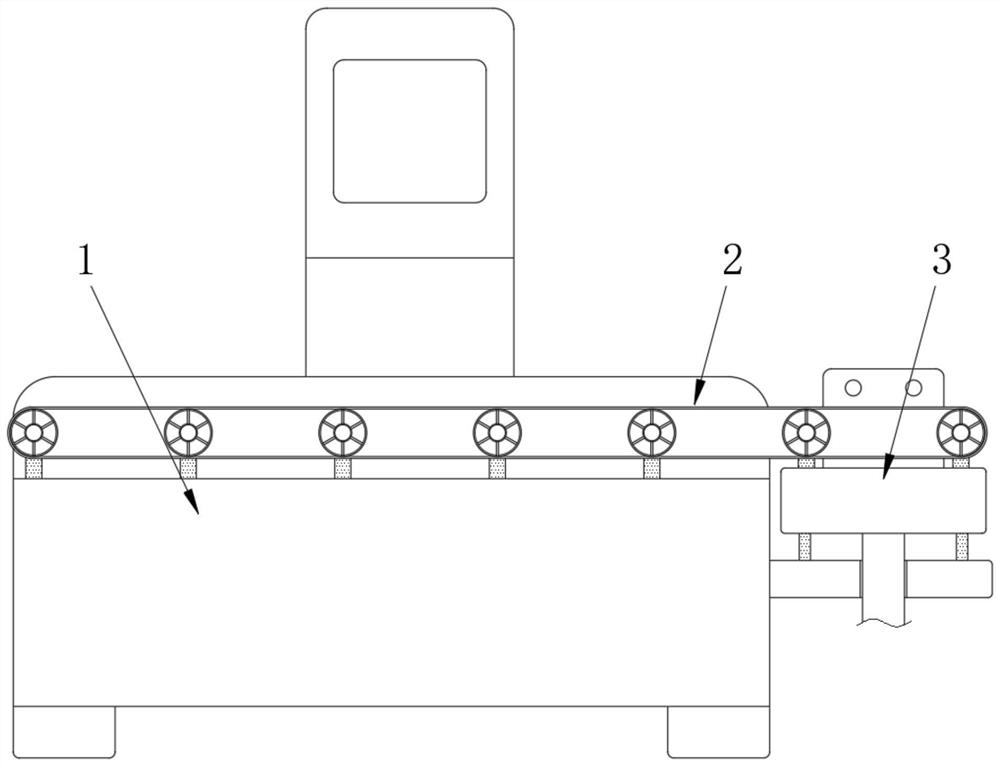 Rejecting device capable of automatically detecting defective products in capsule production process and detection method