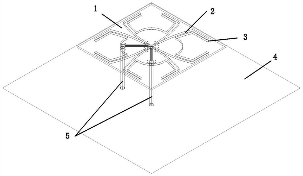 Double-zero-point notch dual-polarized antenna for WLAN