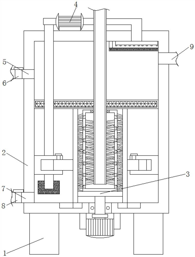 Air dust separator for fine dust removal