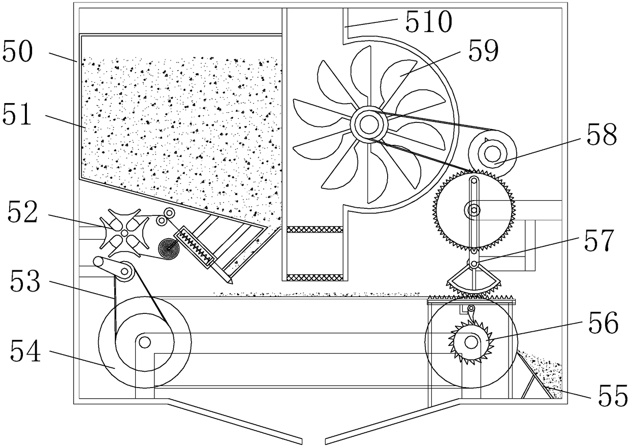 Solar sea water desalting device with variable flow