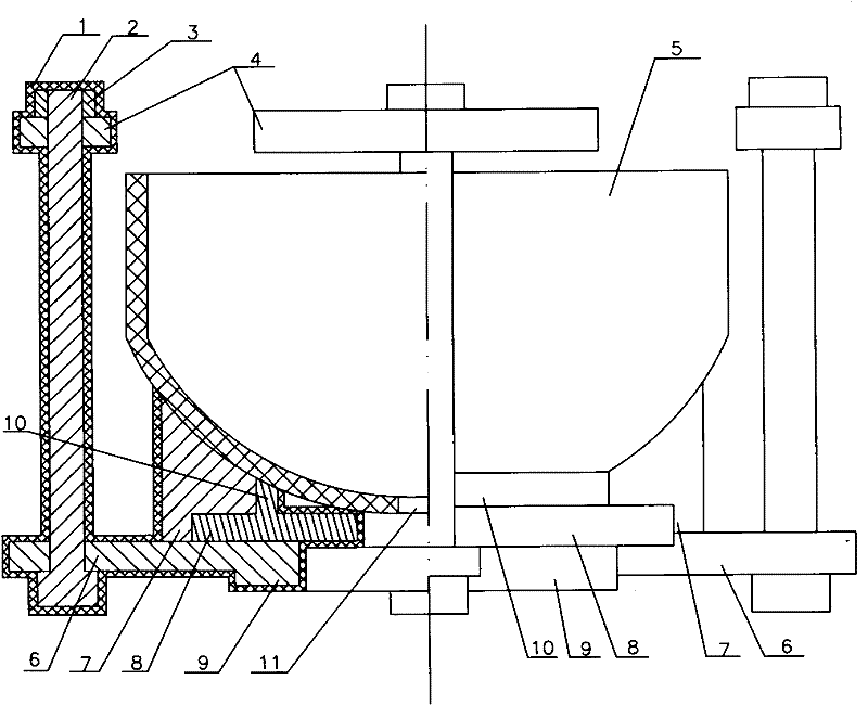 Suspension device for chemical reaction kettle