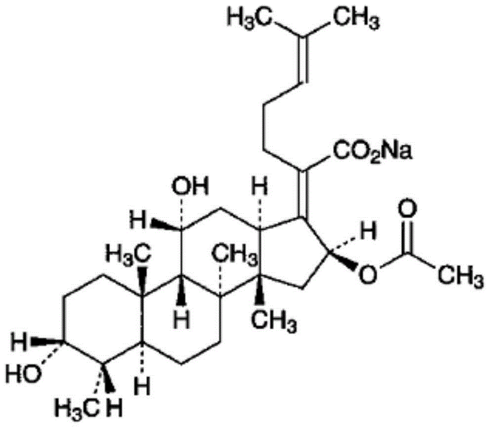 Sodium fusidate powder-injection pharmaceutical composition for injection and preparation method