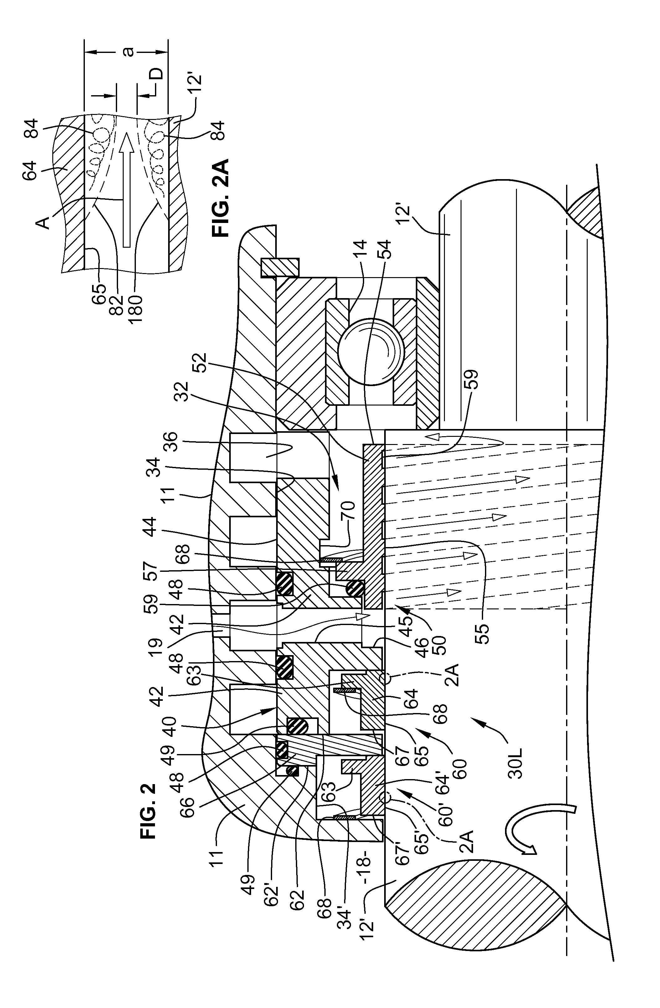 Seal for oil-free rotary displacement compressor