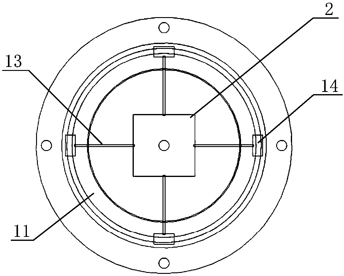 A kind of airbag type low rigidity suspension device