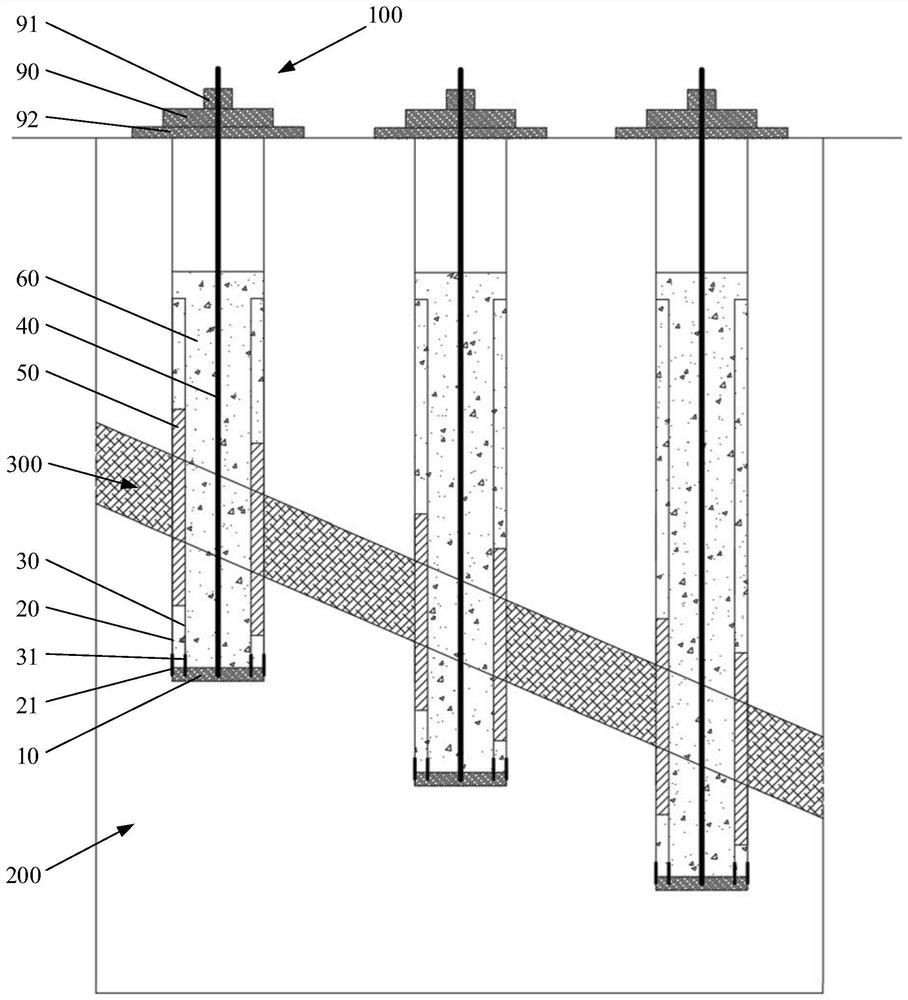 Anchoring structure