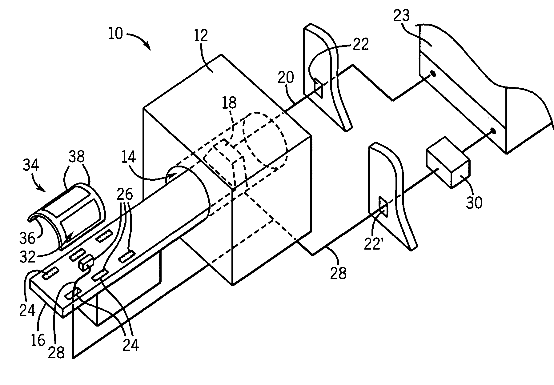 Optical interface for local MRI coils