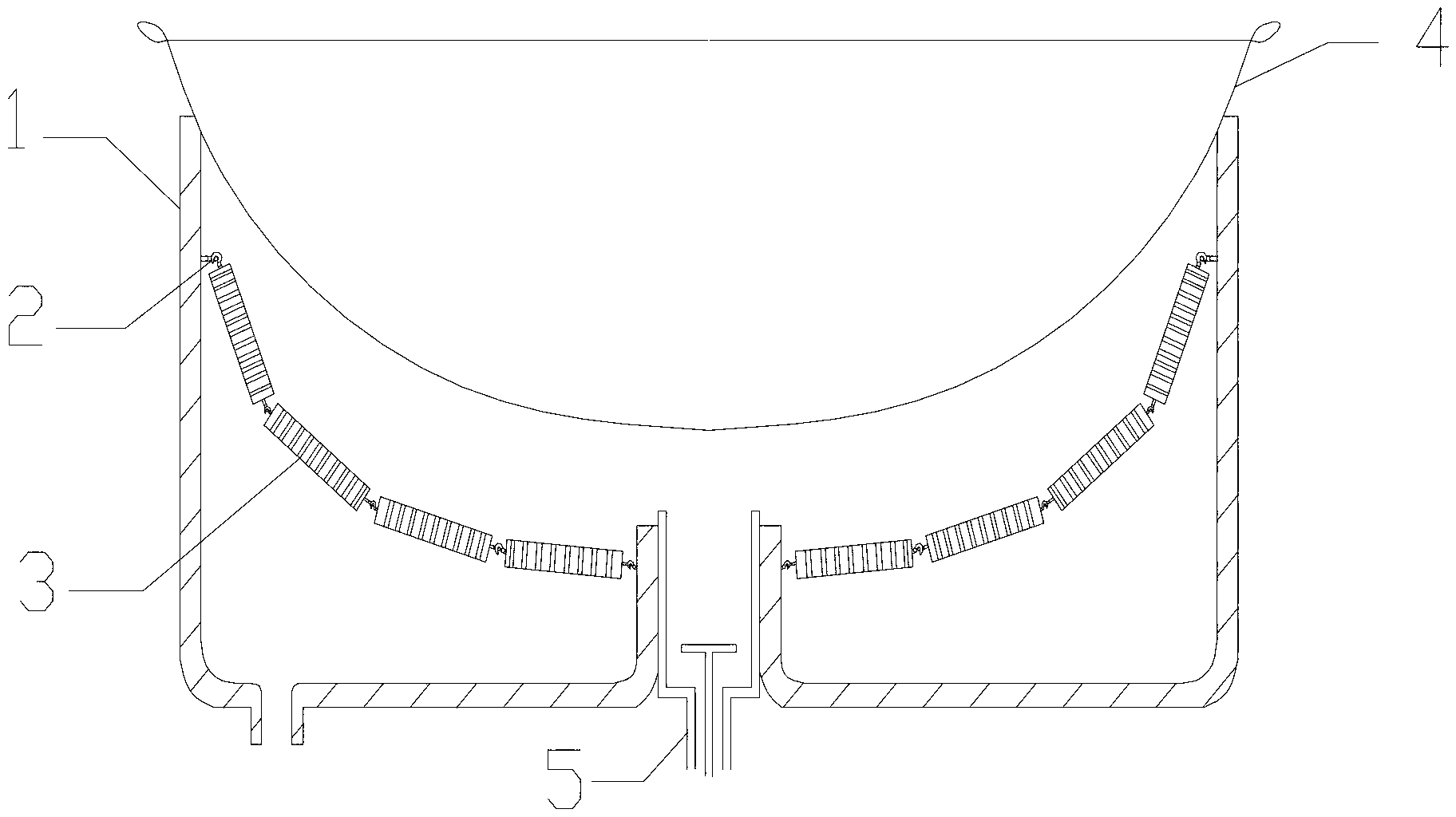 Unit connection and arbitrary combination type Chinese dinner gas stove energy collecting device