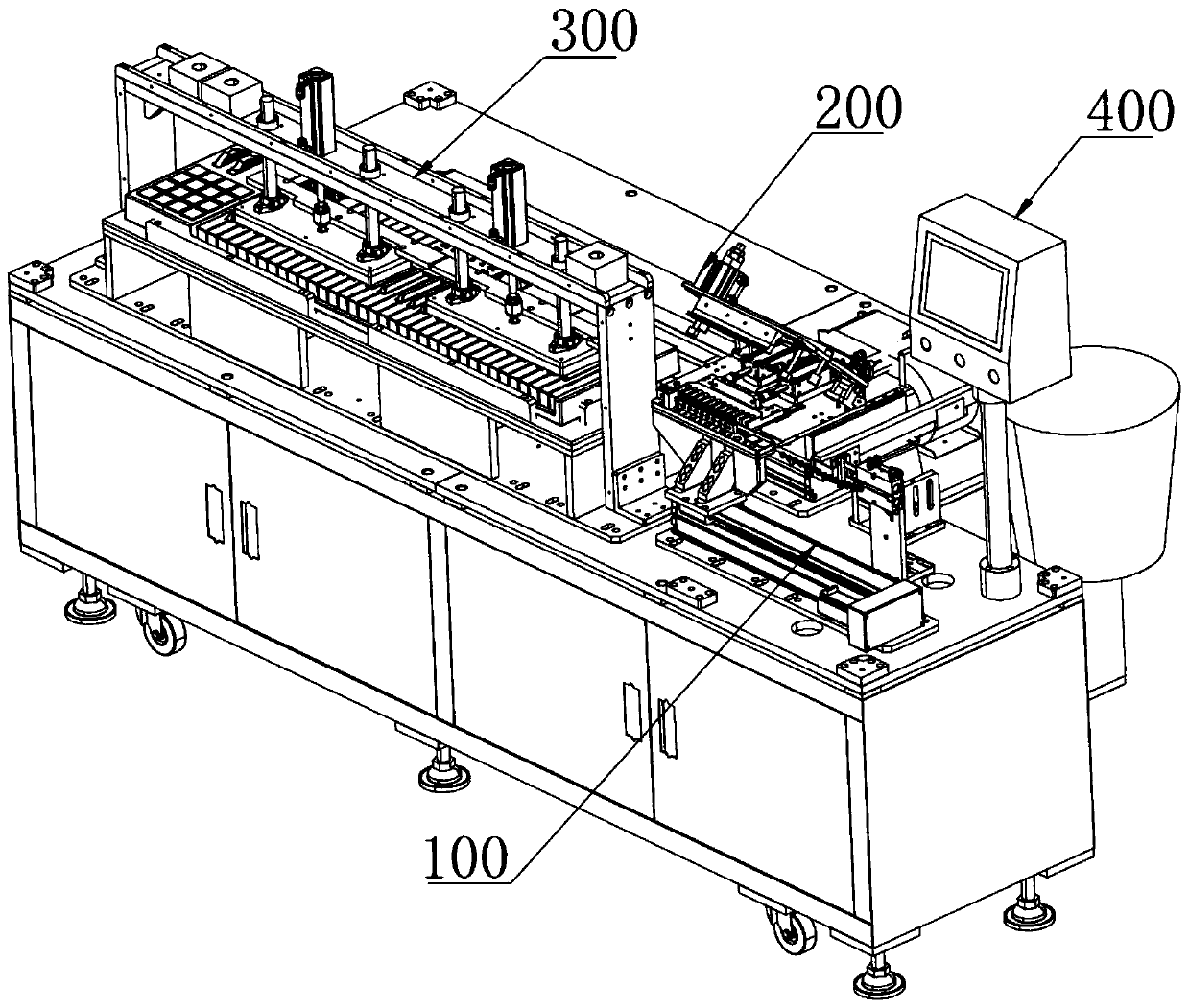 High-efficiency electronic organ springs automatic assembly equipment