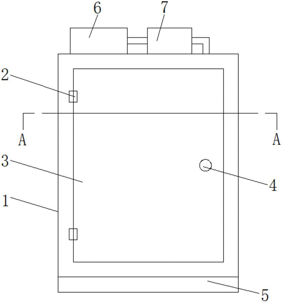 Safe and anti-static multifunctional electric control cabinet