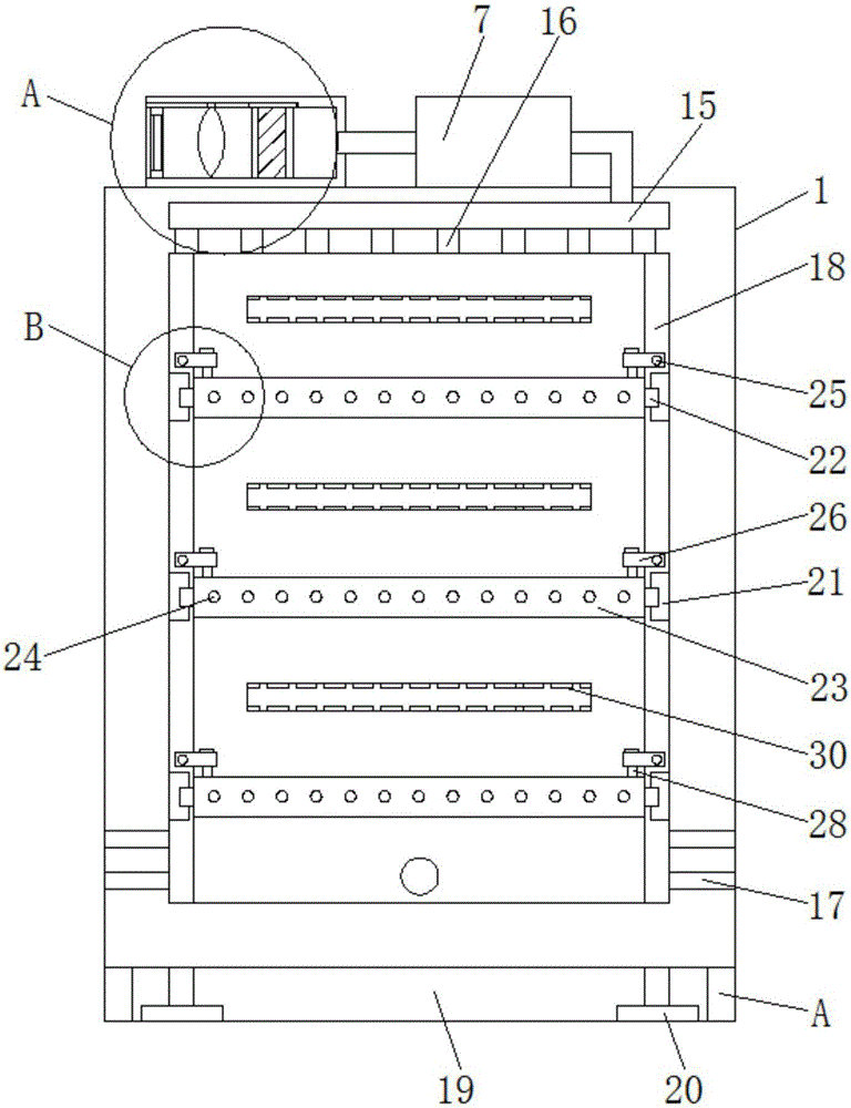 Safe and anti-static multifunctional electric control cabinet