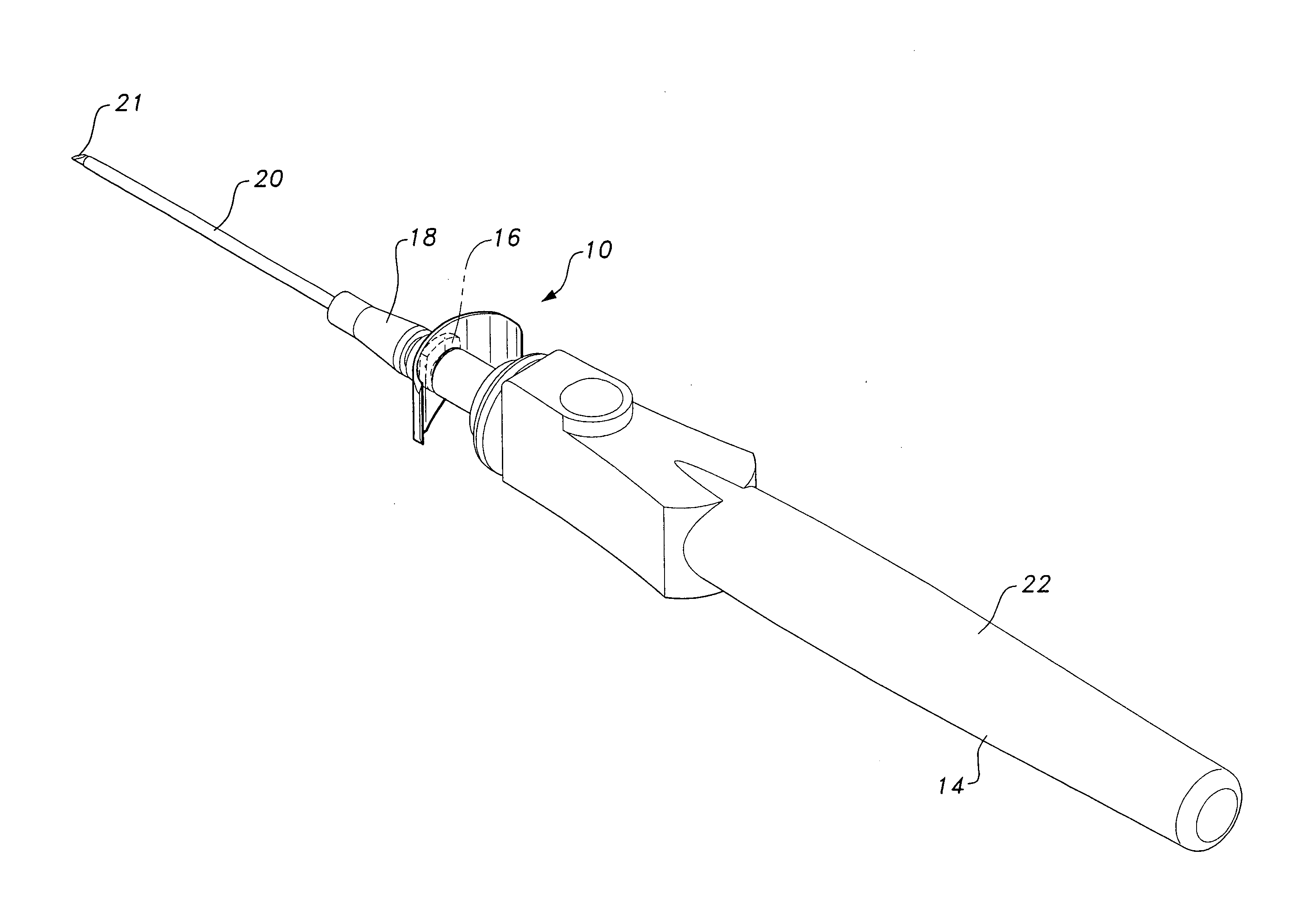 Removable push-off tab for IV catheter