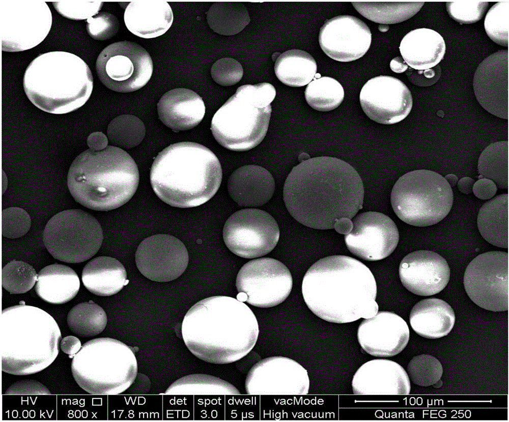 Gelatin-calcium alginate core-shell structure sustained release microsphere loaded with bone morphogenetic protein (BMP) and preparation method of gelatin-calcium alginate core-shell structure sustained release microsphere loaded with BMP