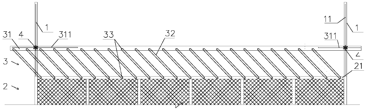 Lift type safety guardrail device