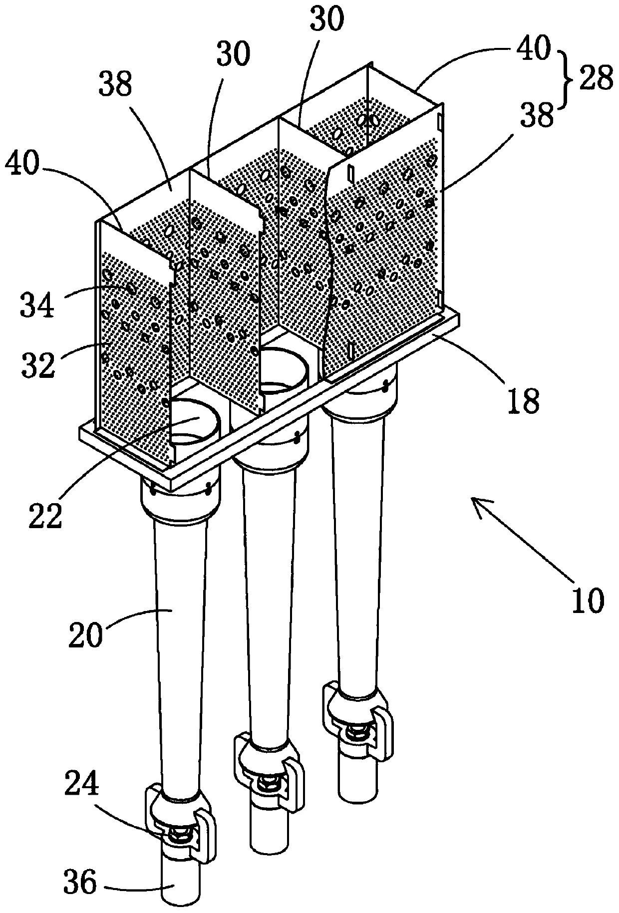 Co-fired combustor for increased flare handling capacity