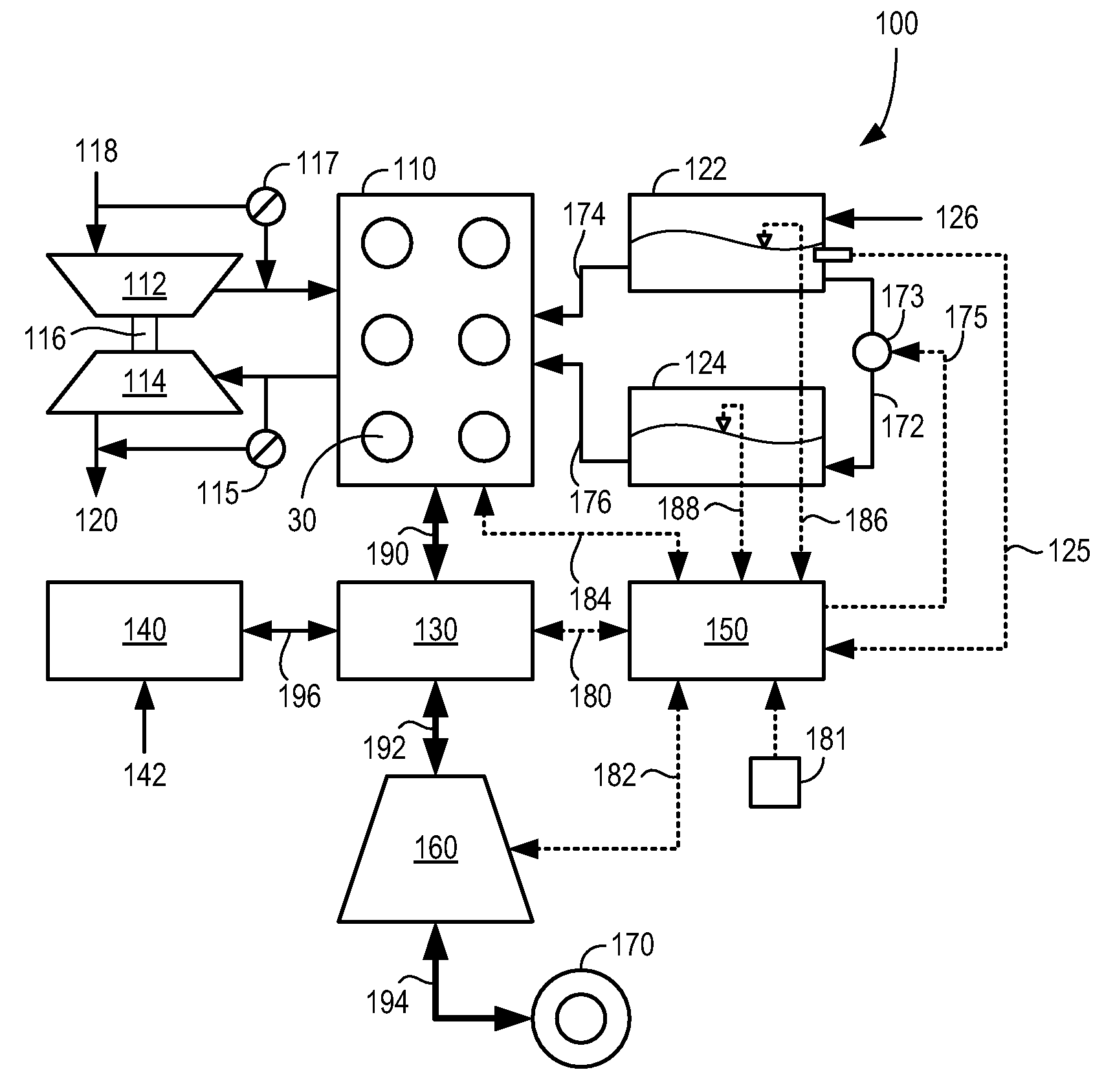 Hybrid vehicle propulsion system utilizing knock suppression