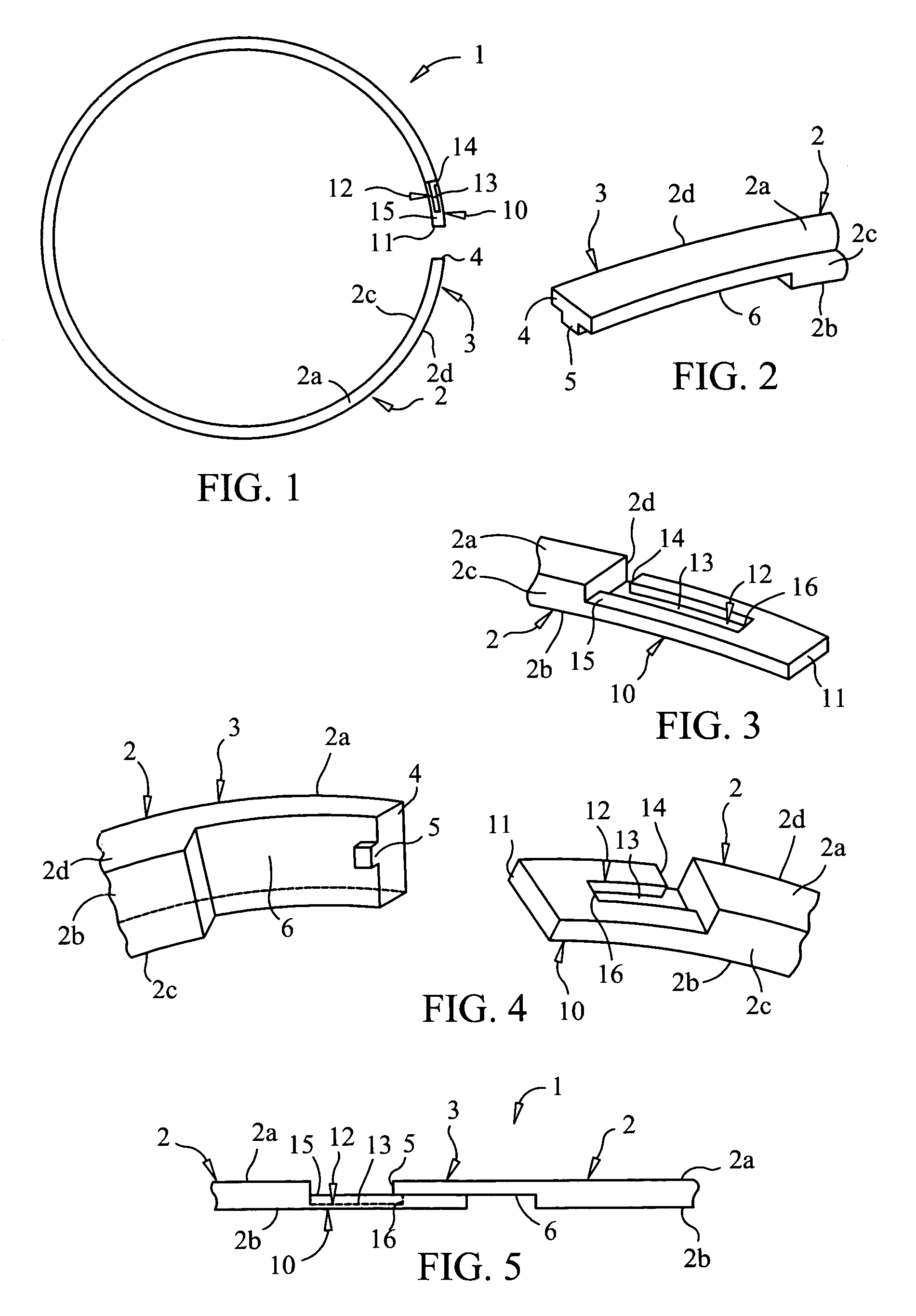 Self-locking seal ring