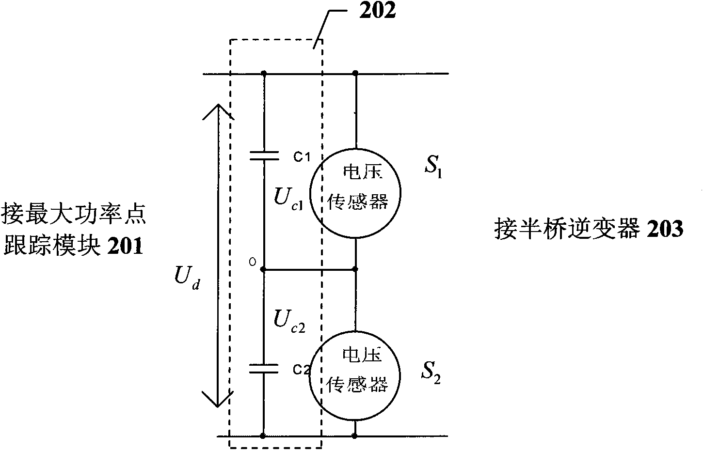 Bus voltage stabilization control device