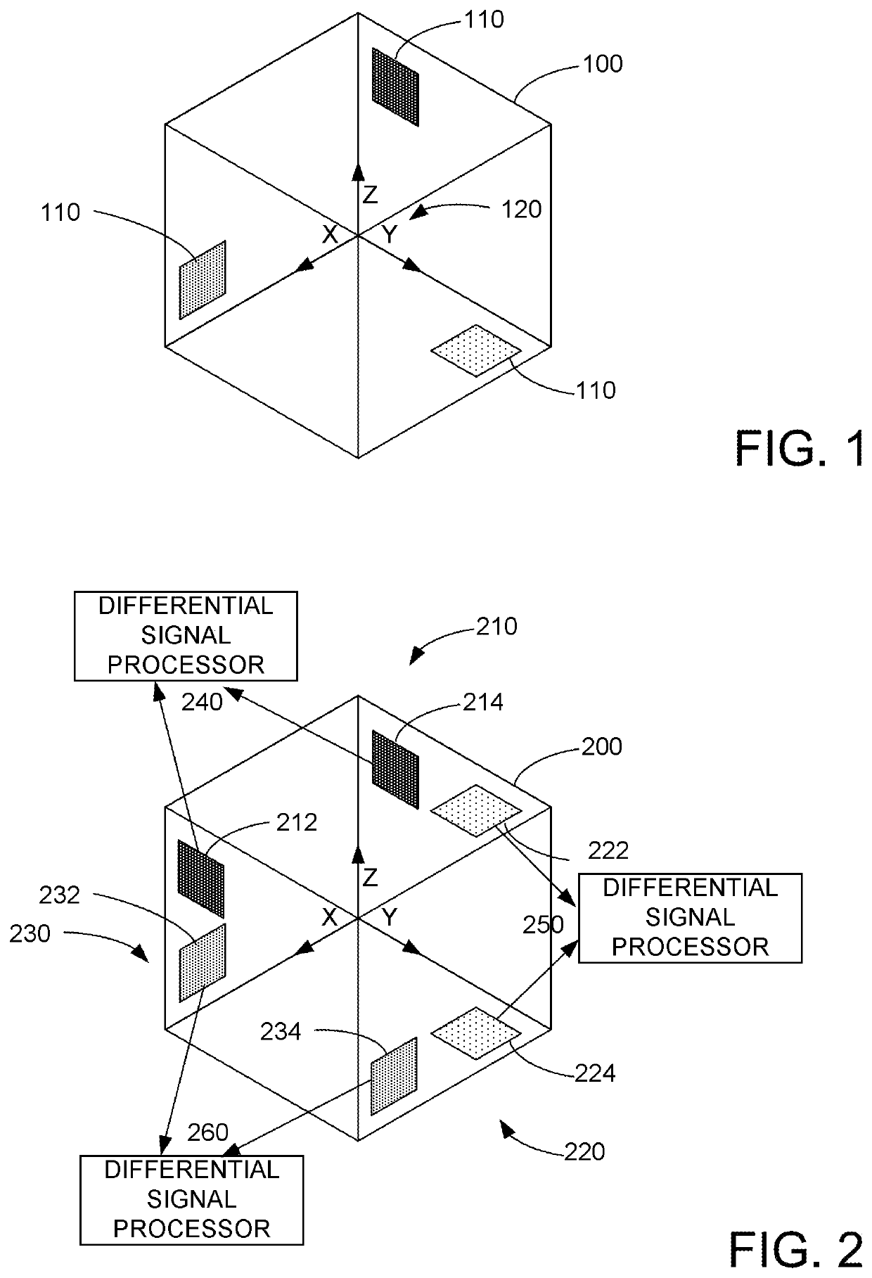 Differential MEMS device and methods