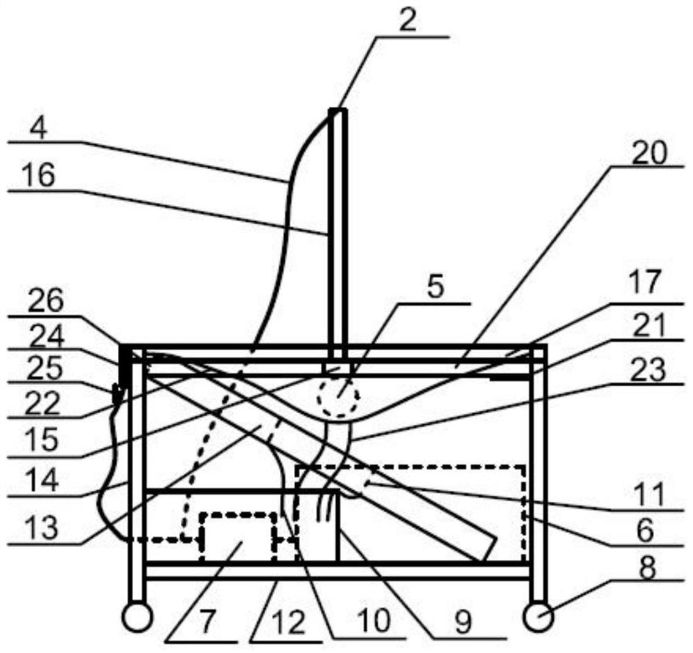 A bed with washing function