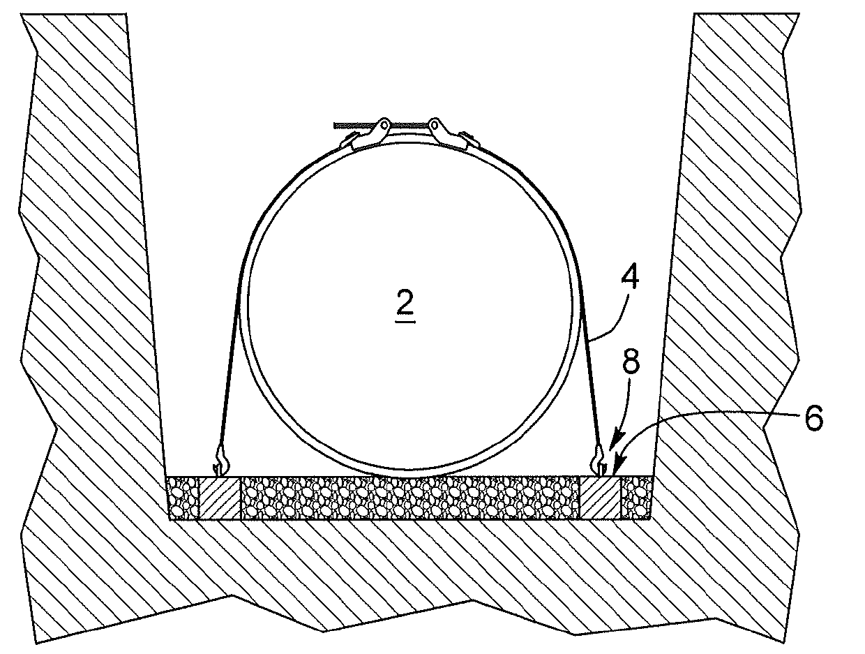 Hook with holding means and method for holding down underground tank with a strap