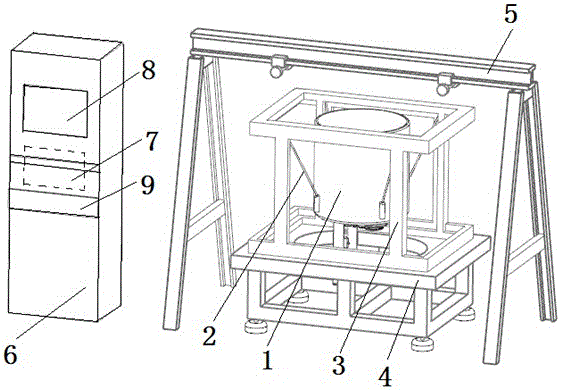 A washing machine motor test device based on actual load