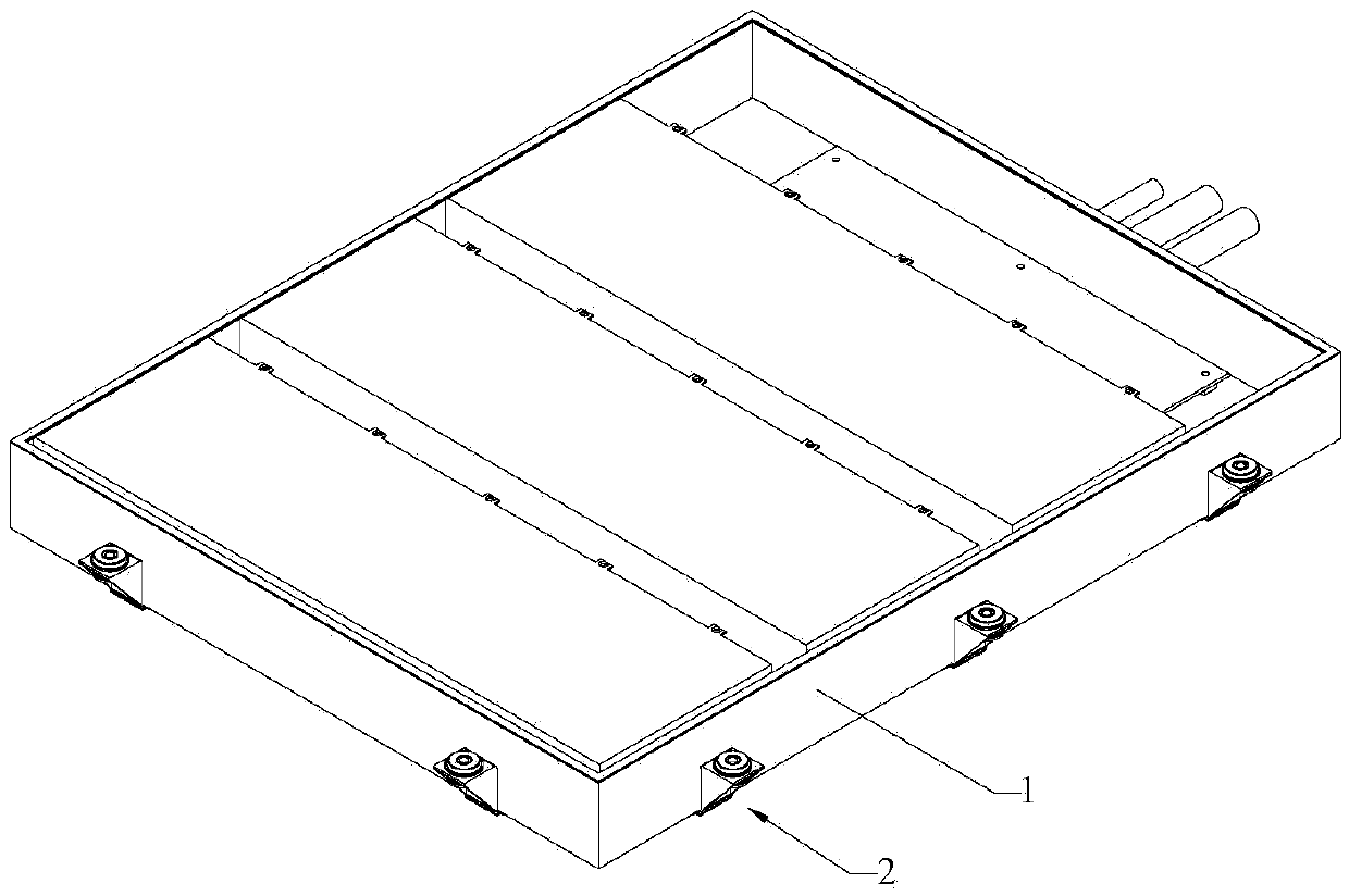 Battery box installation structure