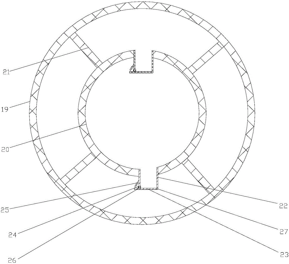 Fault-crossing tunnel deformation coordination type supporting structure and construction method thereof