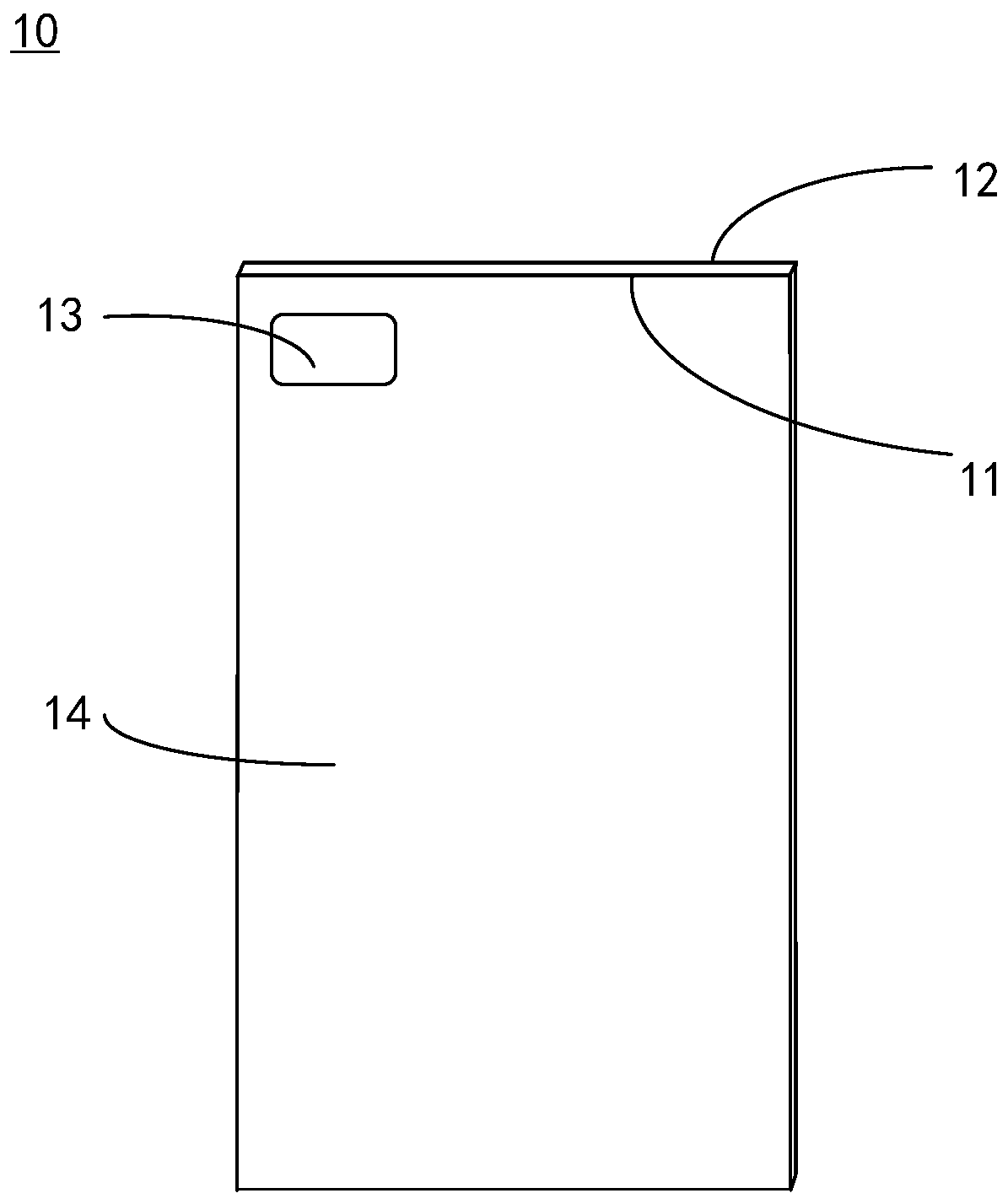 Manufacturing method of glass rear cover, glass rear cover and mobile terminal