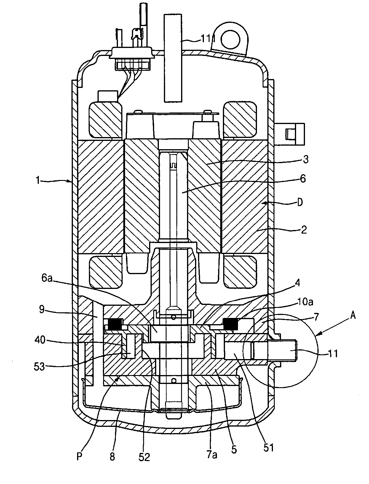 Orbiting vane compressor