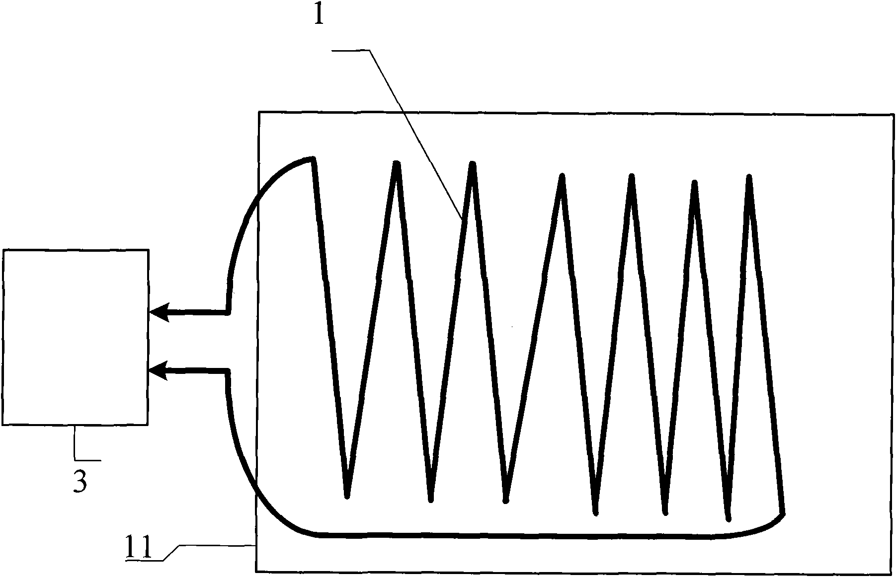 Foreign body intrusion signal acquisition device