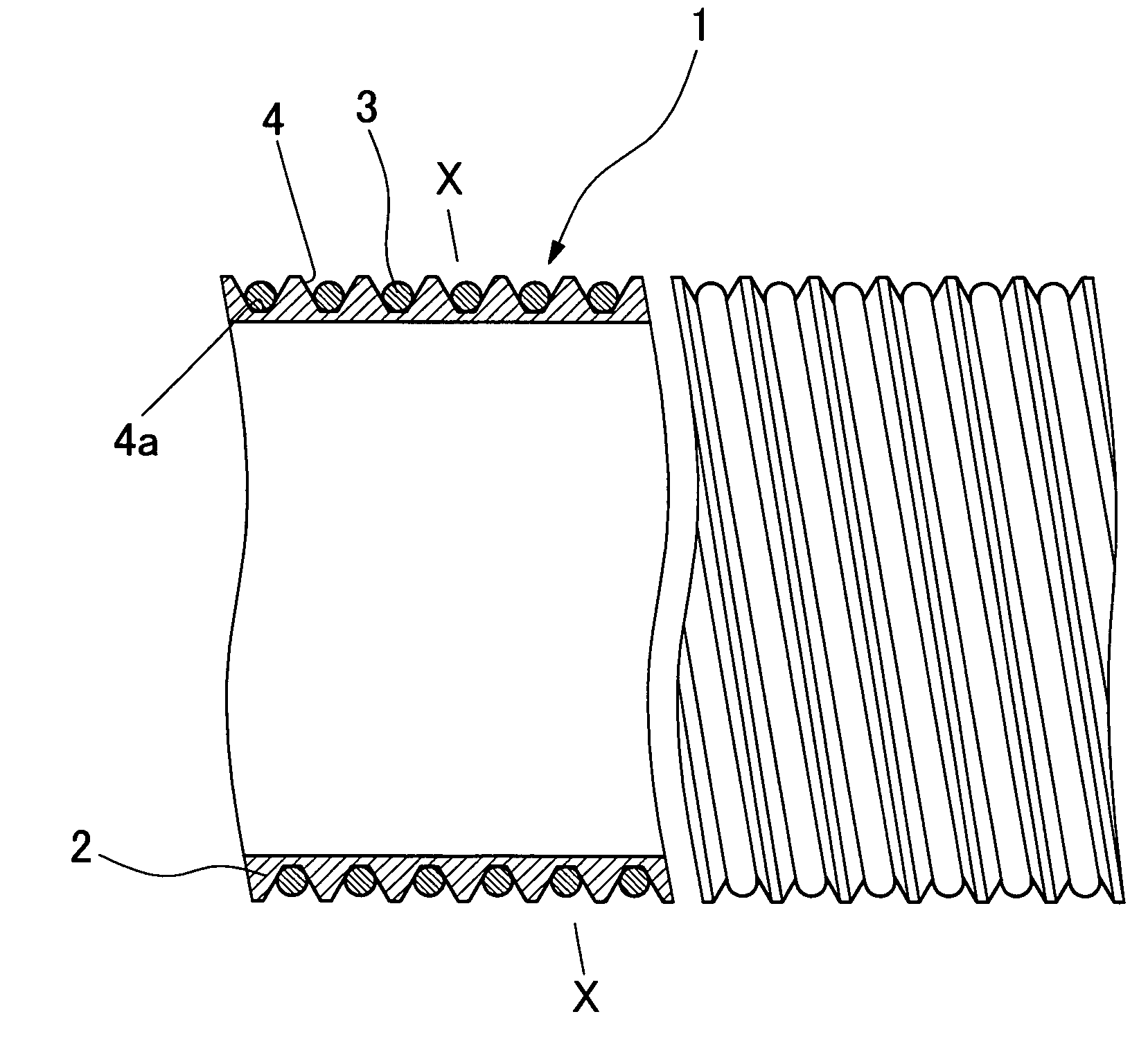 Flexible channel for use on endoscope