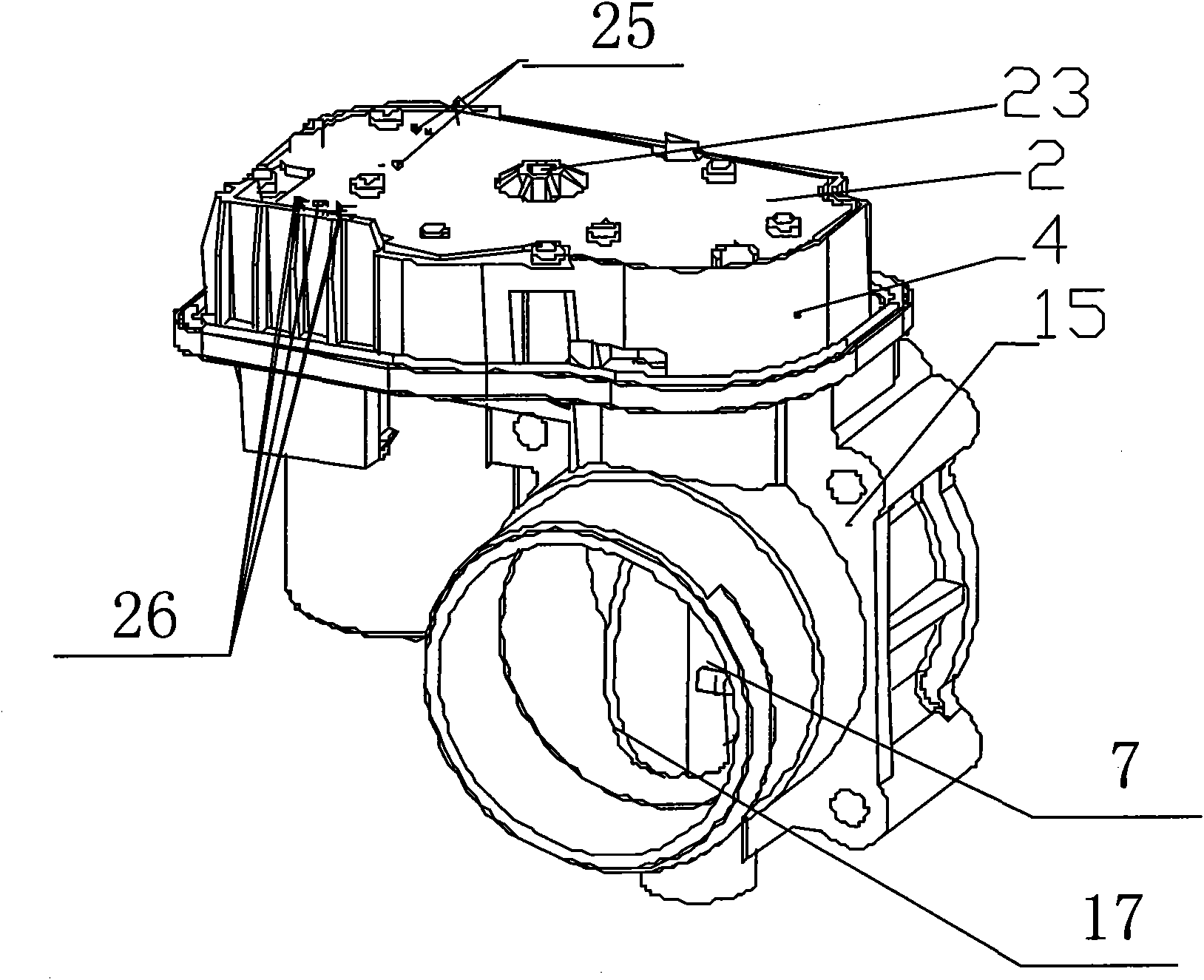 Non-contact electronic throttle