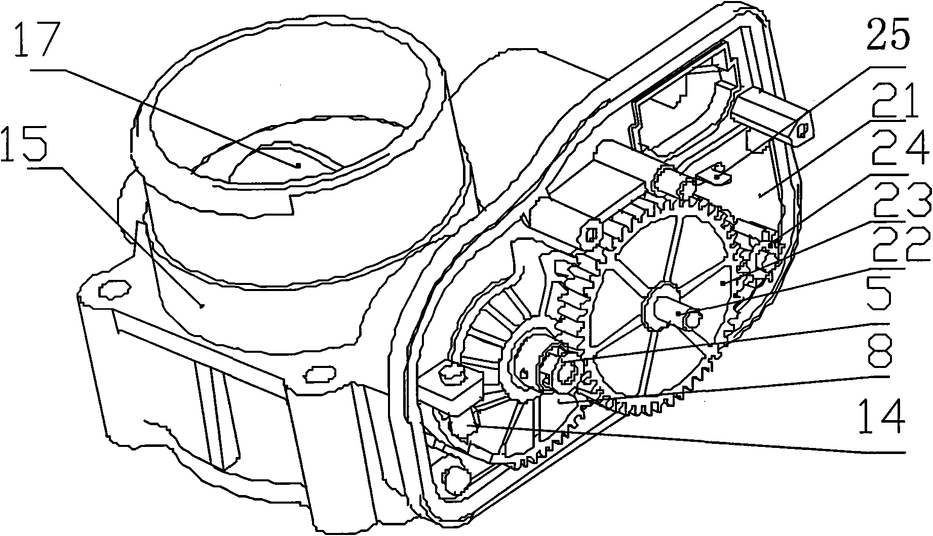 Non-contact electronic throttle