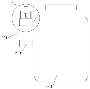 Plastic container with air pressure adjusting function