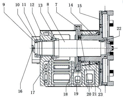 Spindle box for extra-heavy numerical control horizontal lathe