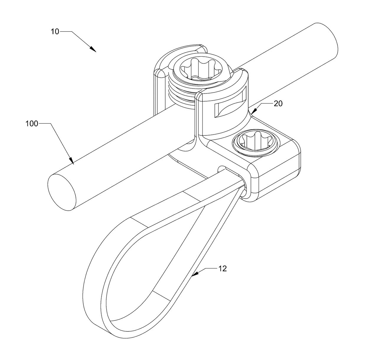 Flexible fastening system