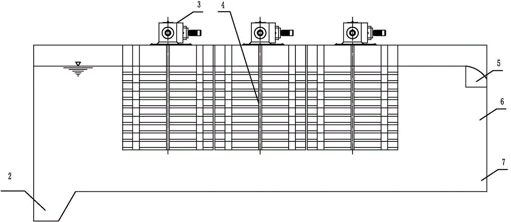 Compound flat plate settling unit and settling process using same