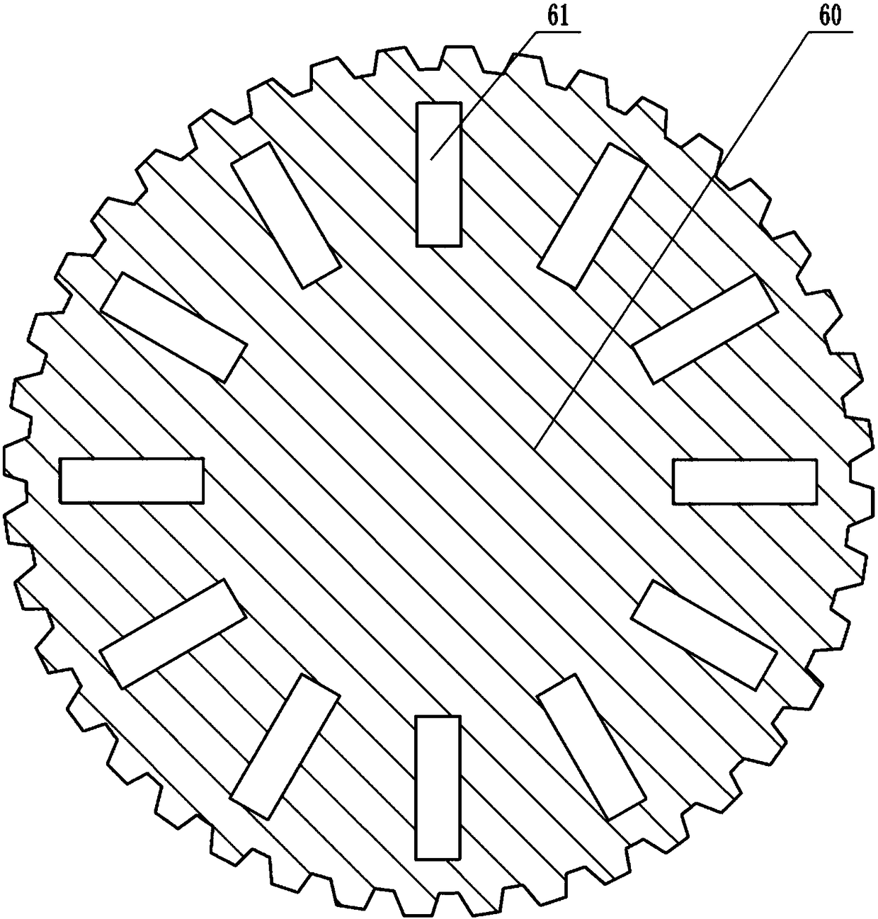 Spraying device for guardrail production