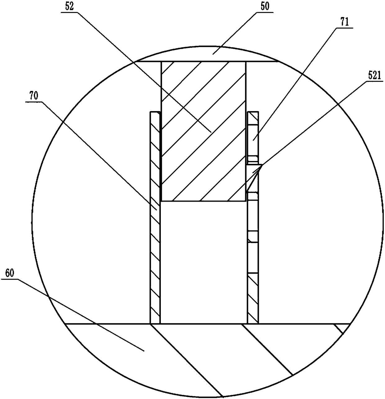 Spraying device for guardrail production