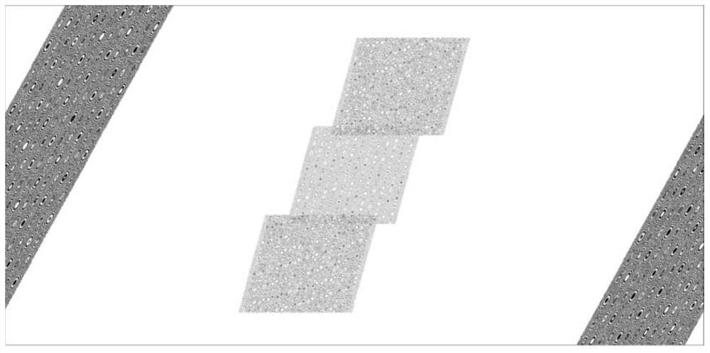 Probe signal processing method and device for high and low orbit SAR constellation