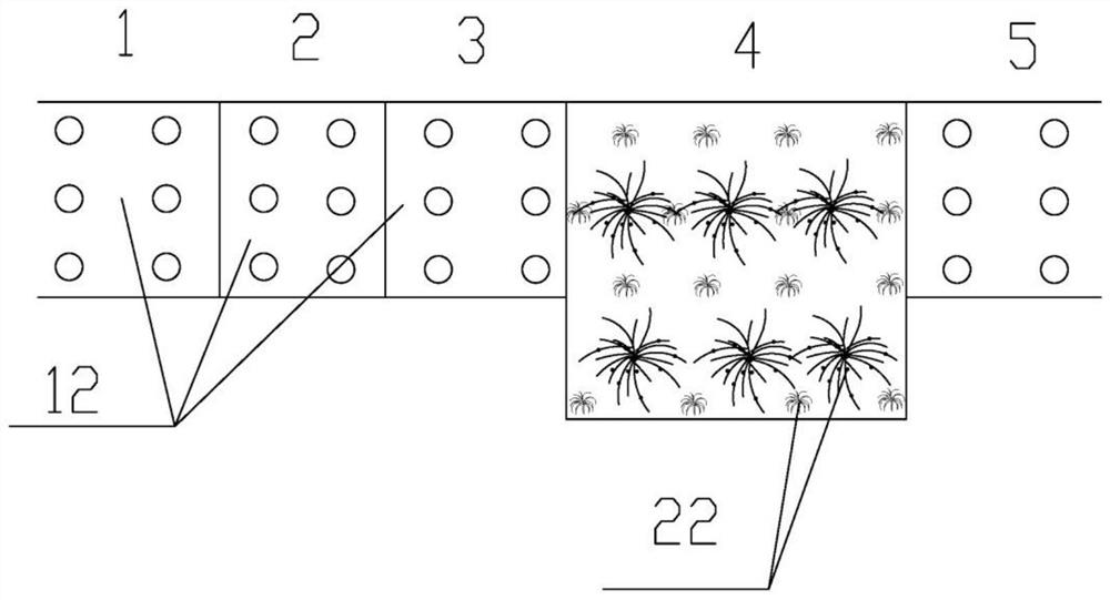 A carbon neutralization system and method for sponge-type composite gutters of highways