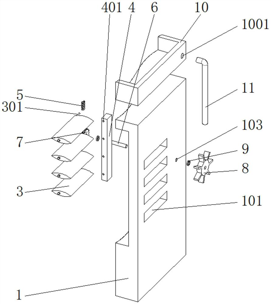 An outdoor power distribution cabinet