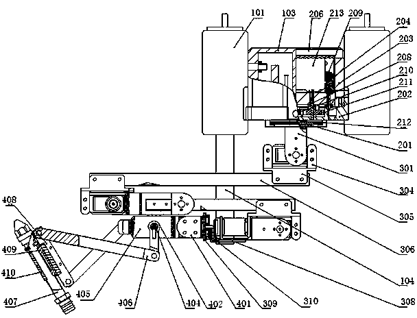 Cooling liquid jetting mechanism