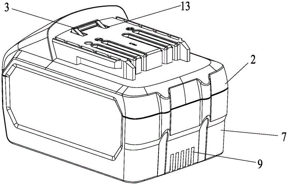 Lithium battery pack heat dissipation device