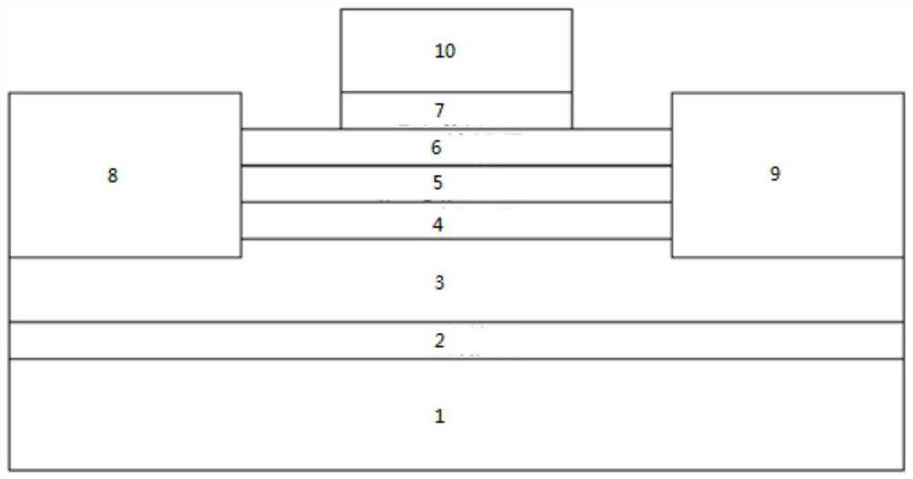 A kind of enhanced ganhemt integrated structure and preparation method thereof