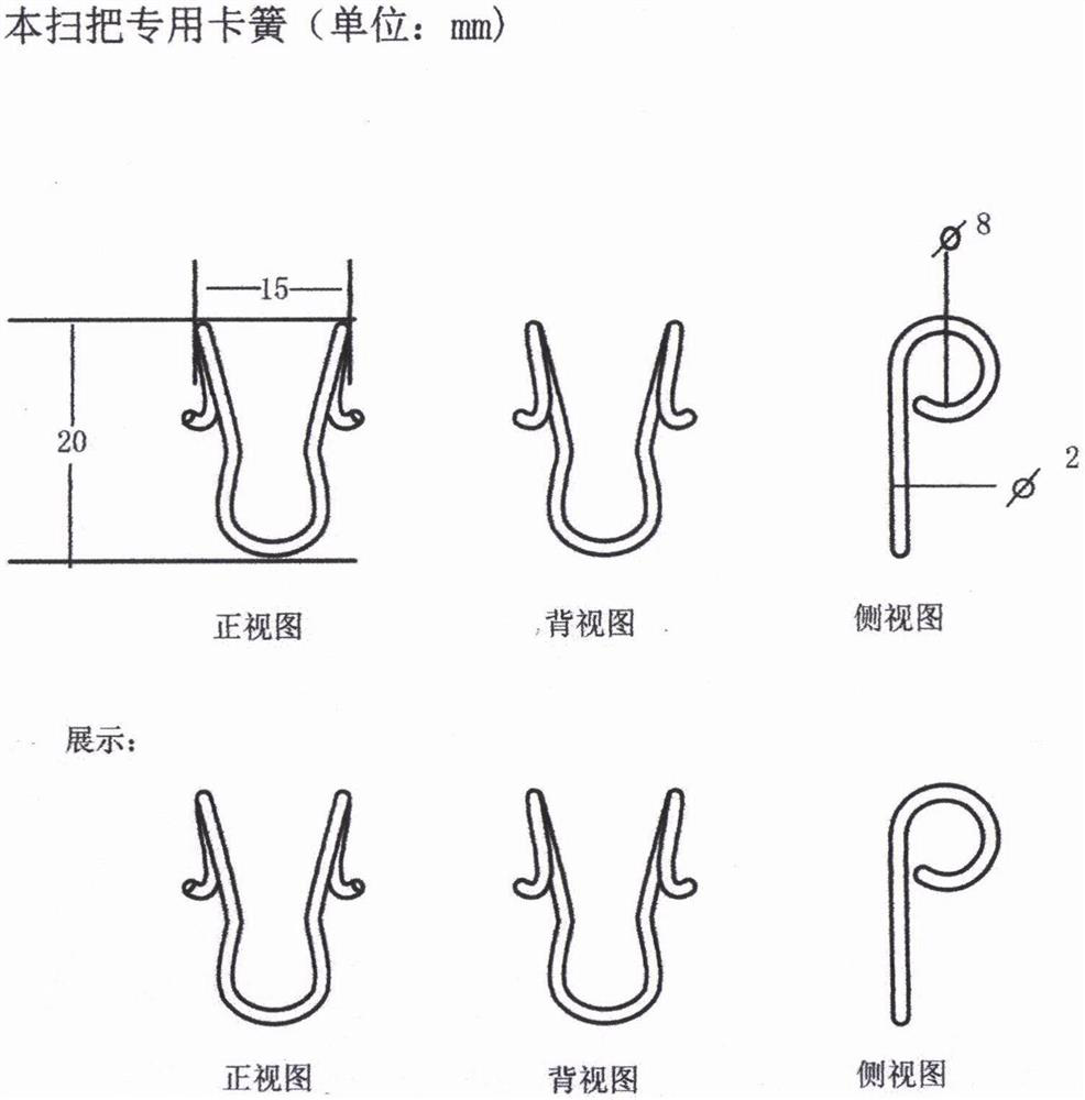 Manufacturing method technology of environment-friendly energy-saving cyclic deformation multifunctional broom