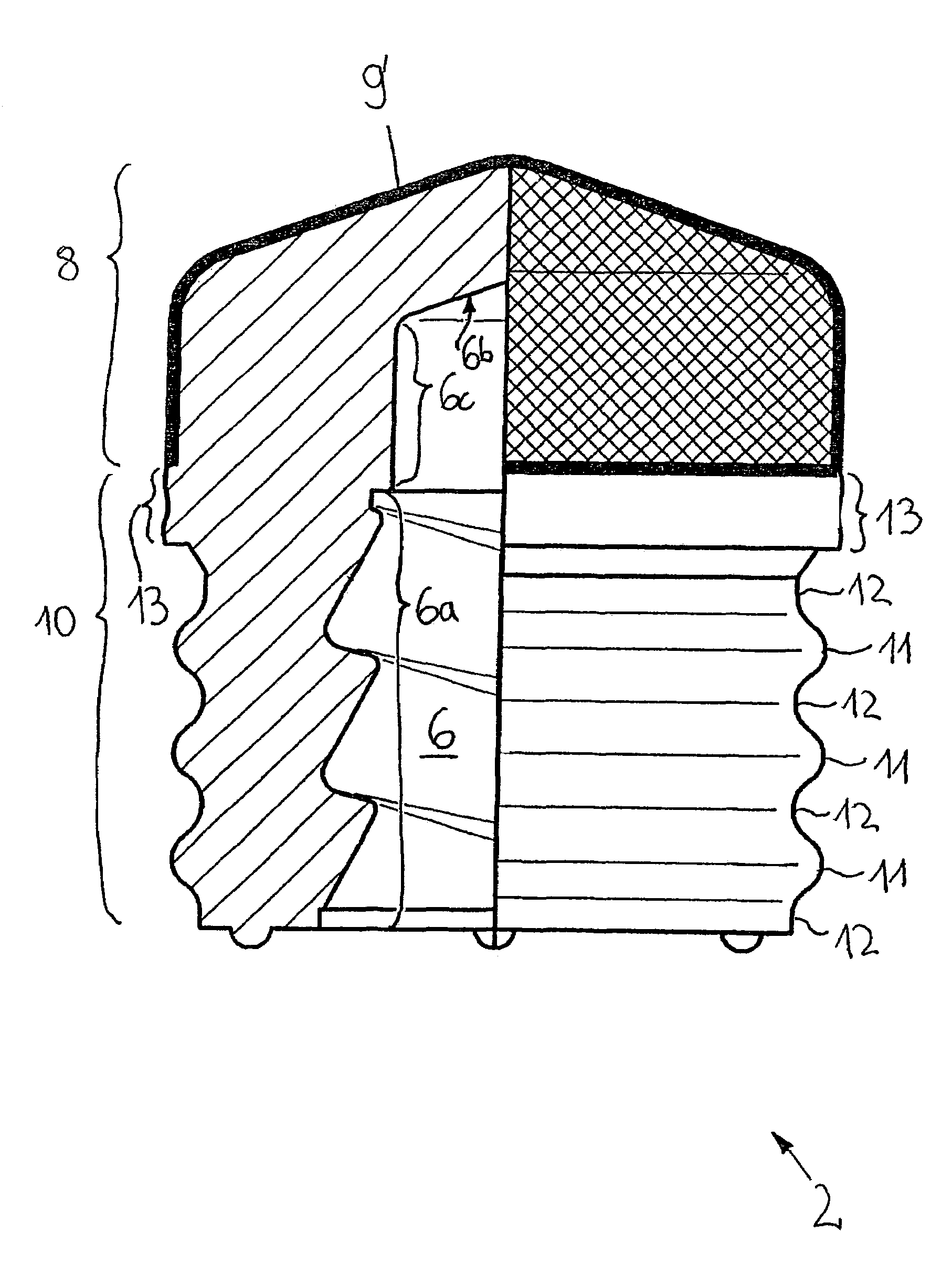 Pharmaceutical syringe piston